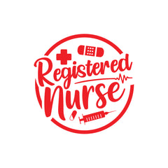 Registered Nurse Life Car Safety Sign