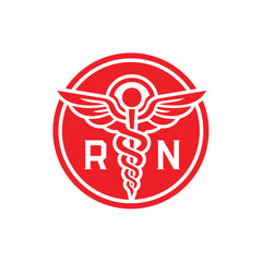 Registered Nurse Shield Sticker for Cars