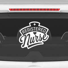 Bold RN Sticker for Road Awareness