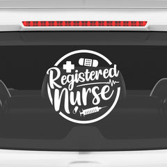 Registered Nurse Life Car Safety Sign