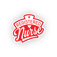 Bold RN Sticker for Road Awareness