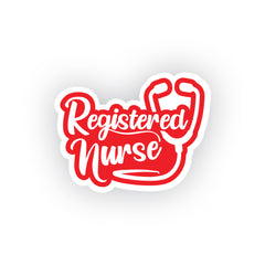 Classic Registered Nurse Sticker for Cars