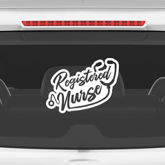 Registered Nurse on Board Car Sticker