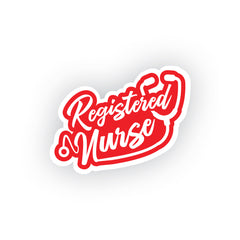 Registered Nurse on Board Car Sticker