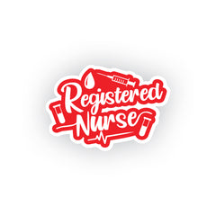 Durable Registered Nurse Sticker for Vehicles