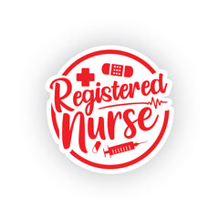 Registered Nurse Life Car Safety Sign