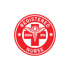 Registered Nurse Vehicle Tag for Safety