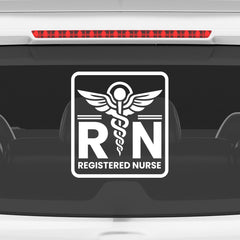 Professional RN Sign for Vehicle Safety
