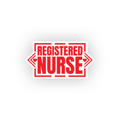 Proud Registered Nurse Car Window Decal