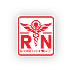 Professional RN Sign for Vehicle Safety