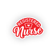 Elegant Registered Nurse Decal for Cars
