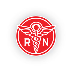 Registered Nurse Shield Sticker for Cars