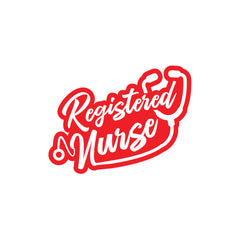 Registered Nurse on Board Car Sticker