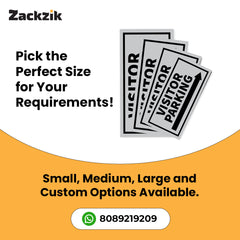 Reflective Owner’s Parking Signboard | Outdoor Use Ready