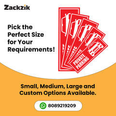 Custom Owner’s Parking Sign Board | Personalized Parking Name Board