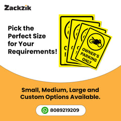 Reserved Owner’s Parking Signboard | Premium Acrylic Design