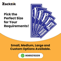 Custom Owner’s Parking Sign Board | Personalized Parking Name Board