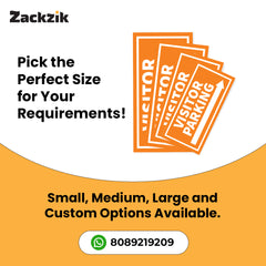 Reflective Owner’s Parking Signboard | Outdoor Use Ready