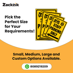 Owner’s Parking Board | Modern Look for Private Parking