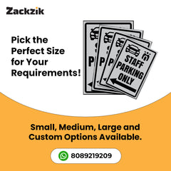 Owner’s Parking Board | Modern Look for Private Parking