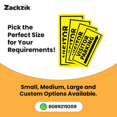 Reflective Owner’s Parking Signboard | Outdoor Use Ready