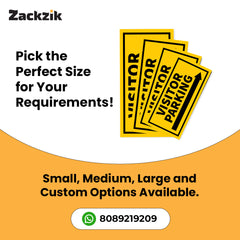 Reflective Owner’s Parking Signboard | Outdoor Use Ready