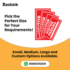 Reflective Owner’s Parking Signboard | Outdoor Use Ready