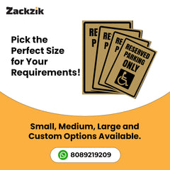 Acrylic Owner’s Parking Sign Board | Premium Finish