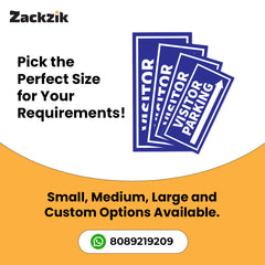 Reflective Owner’s Parking Signboard | Outdoor Use Ready