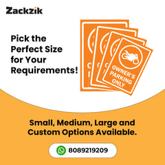 Reserved Owner’s Parking Signboard | Premium Acrylic Design