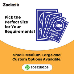 Reserved Owner’s Parking Signboard | Premium Acrylic Design