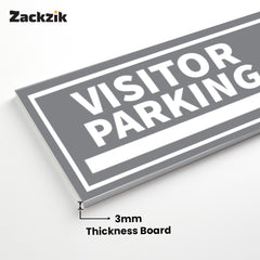 Reflective Owner’s Parking Signboard | Outdoor Use Ready