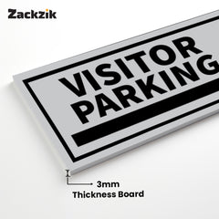 Reflective Owner’s Parking Signboard | Outdoor Use Ready