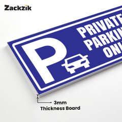 Stylish Owner’s Parking Sign Board | Waterproof & Durable