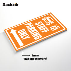 Owner’s Parking Board | Modern Look for Private Parking