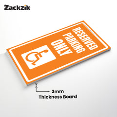 Acrylic Owner’s Parking Sign Board | Premium Finish