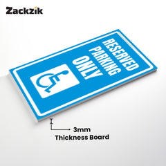 Acrylic Owner’s Parking Sign Board | Premium Finish