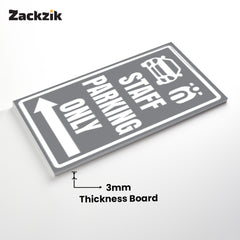 Owner’s Parking Board | Modern Look for Private Parking