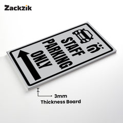 Owner’s Parking Board | Modern Look for Private Parking