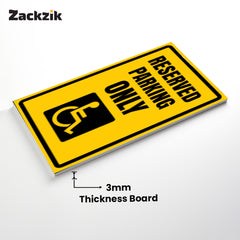 Acrylic Owner’s Parking Sign Board | Premium Finish
