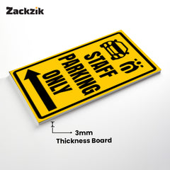 Owner’s Parking Board | Modern Look for Private Parking