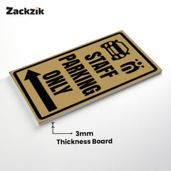 Owner’s Parking Board | Modern Look for Private Parking