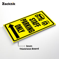 Owner’s Parking Board | Modern Look for Private Parking