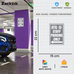 Owner’s Parking Board | Modern Look for Private Parking