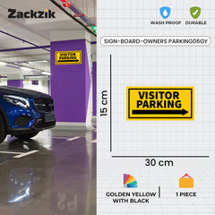Reflective Owner’s Parking Signboard | Outdoor Use Ready