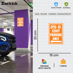 Owner’s Parking Board | Modern Look for Private Parking