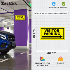 Reflective Owner’s Parking Signboard | Outdoor Use Ready