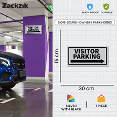Reflective Owner’s Parking Signboard | Outdoor Use Ready