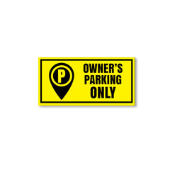 Owner Parking Sign Board for Apartment & Office | Sleek Design