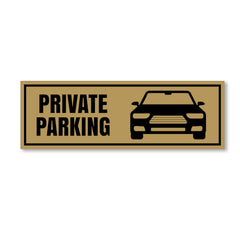Custom Owner’s Parking Sign Board | Personalized Parking Name Board
